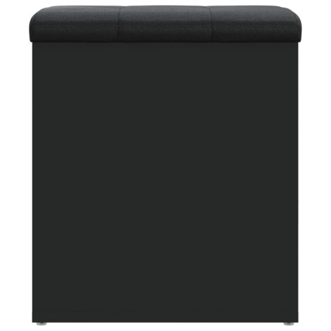 ŁAWKA ZE SCHOWKIEM CZARNA 42X42X45CM