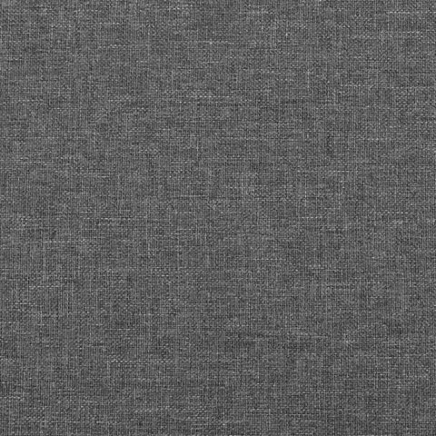 RAMA ŁÓŻKA Z ZAGŁÓWKIEM CIEMNOSZARA 90X190CM OBITA TKANINĄ