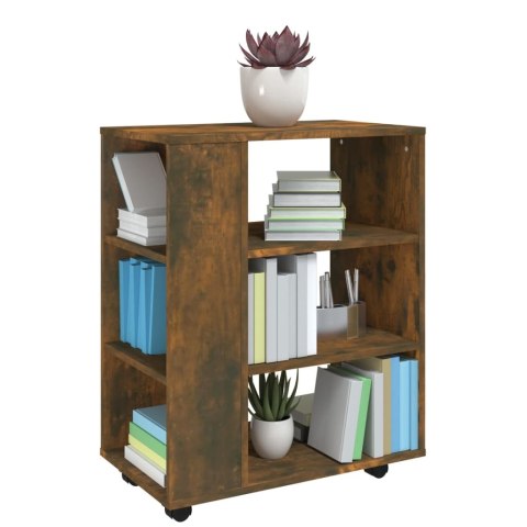 SZAFKA NA KÓŁKACH PRZYDYMIONY DĄB 60X35X75CM