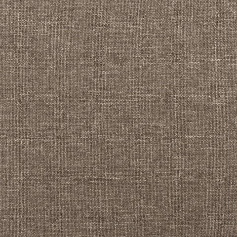 ŁÓŻKO KONTYNENTALNE Z MATERACEM TAUPE TKANINA 90X190CM