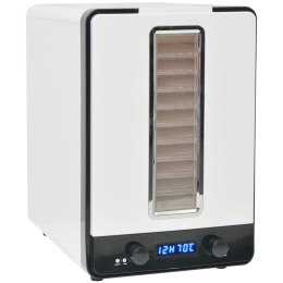 DEHYDRATOR DO ŻYWNOŚCI Z 10 TACAMI BIAŁY 550 W