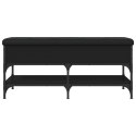 ŁAWKA NA BUTY CZARNA 102X42X45CM