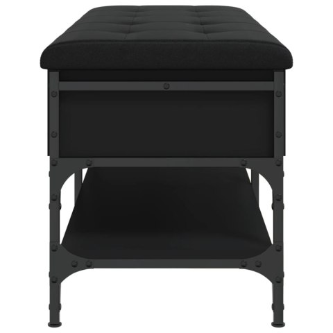 ŁAWKA NA BUTY CZARNA 102X42X45CM