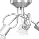 LAMPA SUFITOWA ZE SZKLANYMI KLOSZAMI NA 3 ŻARÓWKI E14 TULIPANY