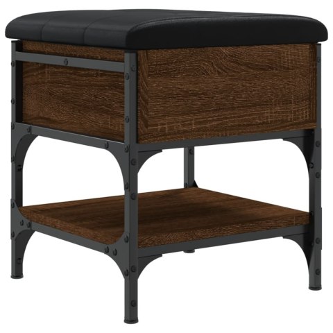 ŁAWKA NA BUTY BRĄZOWY DĄB 42X42X45CM