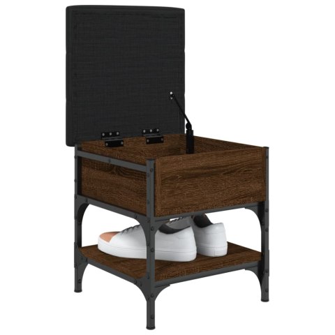 ŁAWKA NA BUTY BRĄZOWY DĄB 42X42X45CM