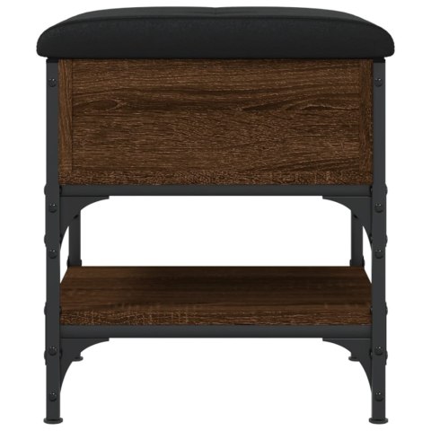 ŁAWKA NA BUTY BRĄZOWY DĄB 42X42X45CM