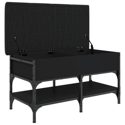 ŁAWKA NA BUTY CZARNA 82X42X45CM