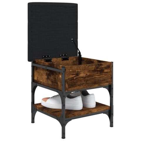 ŁAWKA NA BUTY PRZYDYMIONY DĄB 42X42X45CM