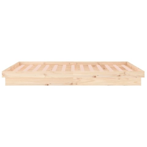 RAMA ŁÓŻKA Z LED 140X190CM LITE DREWNO