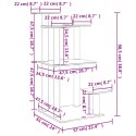 DRAPAK DLA KOTA Z PLATFORMAMI CIEMNOSZARY 98,5CM