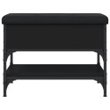 ŁAWKA NA BUTY CZARNA 62X42X45CM