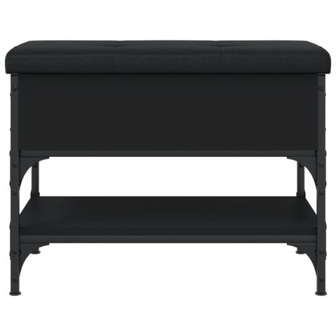 ŁAWKA NA BUTY CZARNA 62X42X45CM