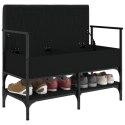 ŁAWKA NA BUTY CZARNA 85,5X42X57,5CM