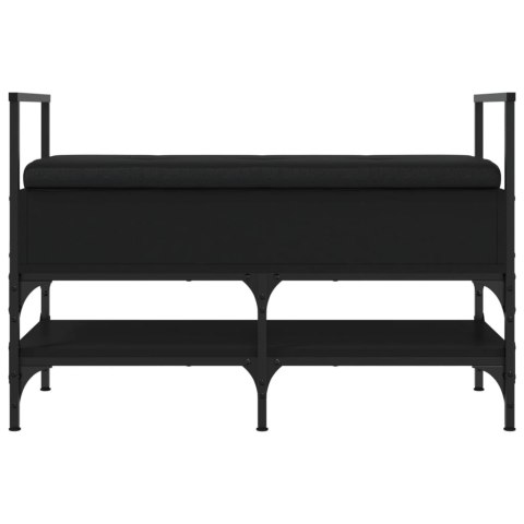 ŁAWKA NA BUTY CZARNA 85,5X42X57,5CM