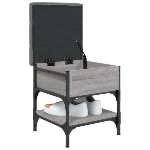 ŁAWKA NA BUTY SZARY DĄB SONOMA 42X42X45CM