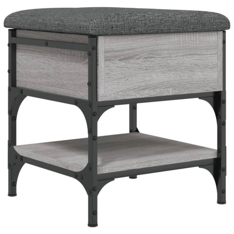 ŁAWKA NA BUTY SZARY DĄB SONOMA 42X42X45CM