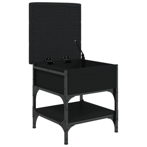 ŁAWKA NA BUTY CZARNA 42X42X45CM