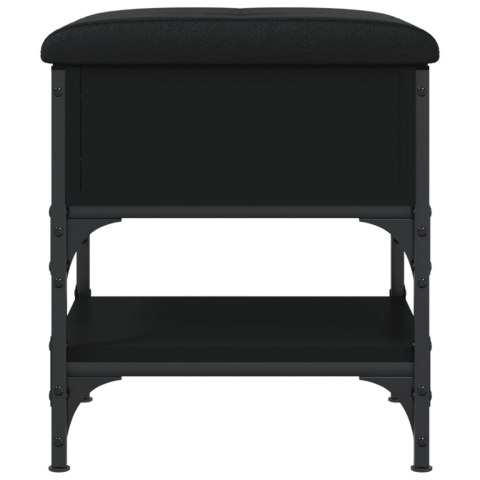 ŁAWKA NA BUTY CZARNA 42X42X45CM