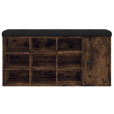 ŁAWKA NA BUTY PRZYDYMIONY DĄB 102X32X50CM