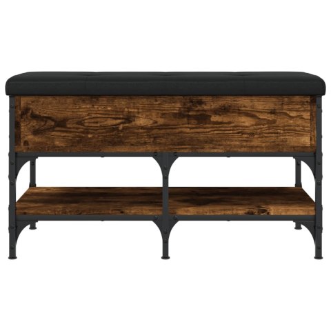 ŁAWKA NA BUTY PRZYDYMIONY DĄB 82X42X45CM