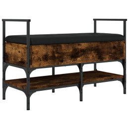 ŁAWKA NA BUTY PRZYDYMIONY DĄB 85,5X42X57,5CM