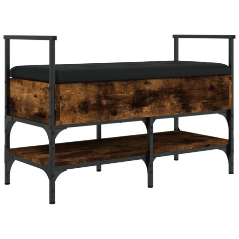 ŁAWKA NA BUTY PRZYDYMIONY DĄB 85,5X42X57,5CM