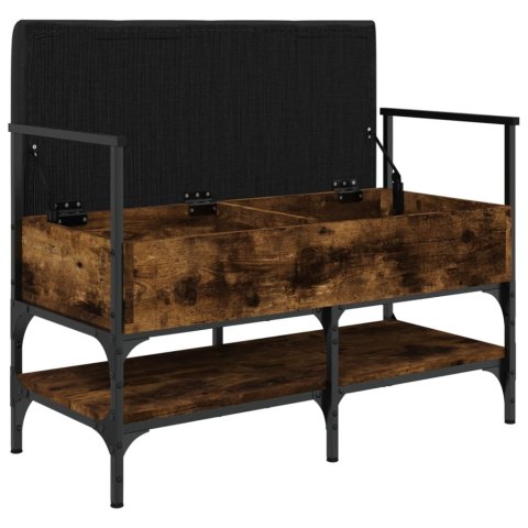 ŁAWKA NA BUTY PRZYDYMIONY DĄB 85,5X42X57,5CM