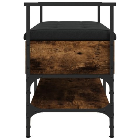 ŁAWKA NA BUTY PRZYDYMIONY DĄB 85,5X42X57,5CM