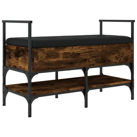 ŁAWKA NA BUTY PRZYDYMIONY DĄB 85,5X42X57,5CM