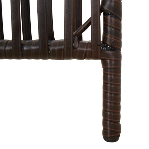 PARAWAN POKOJOWY 3-PANELOWY BRĄZOWY POLIRATTAN