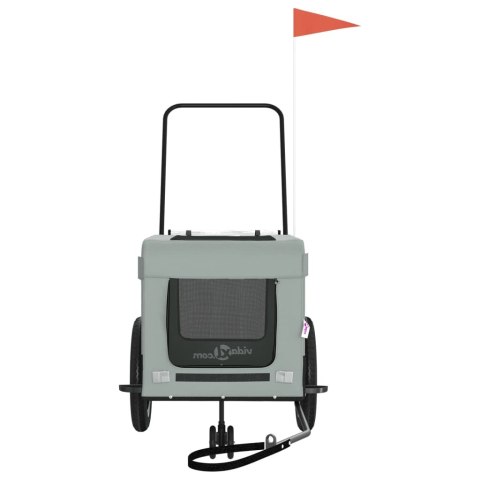 PRZYCZEPKA ROWEROWA DLA ZWIERZĄT TKANINA OXFORD I ŻELAZO