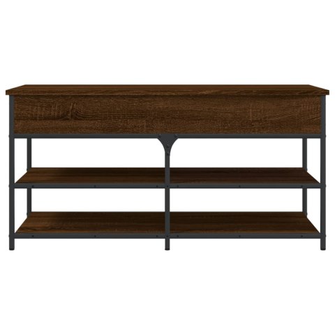 ŁAWKA NA BUTY PRZYDYMIONY DĄB 100X42,5X50CM