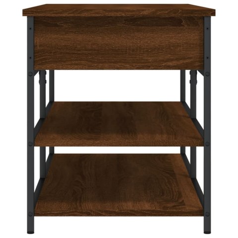 ŁAWKA NA BUTY PRZYDYMIONY DĄB 100X42,5X50CM