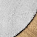 DYWAN HUARTE Z KRÓTKIM WŁOSIEM SZARY Ø 120CM