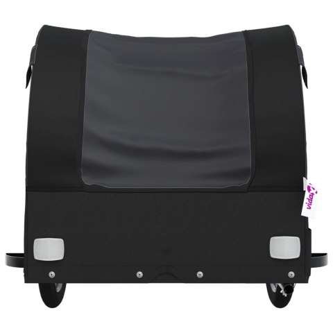 PRZYCZEPKA ROWEROWA DLA ZWIERZĄT CZARNA 30KG ŻELAZO