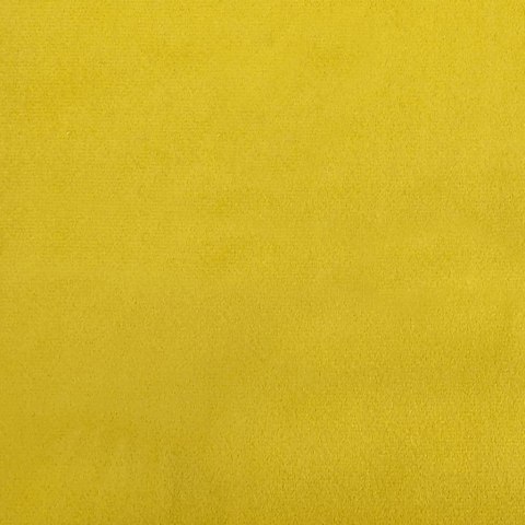 SOFA 3-OSOBOWA ŻÓŁTY 180CM TAPICEROWANA AKSAMITEM