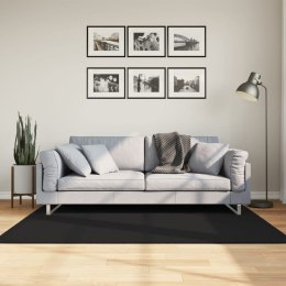 DYWAN HUARTE Z KRÓTKIM WŁOSIEM CZARNY 120X170CM