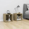 SZAFKA POD TELEWIZOR DĄB SONOMA 37X35X37CM
