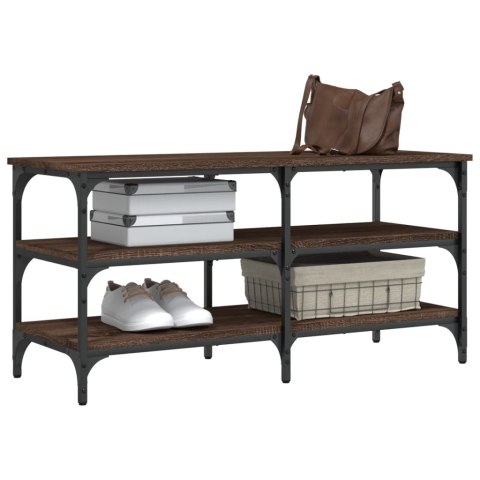 ŁAWKA NA BUTY BRĄZOWY DĄB 100X38,5X49CM