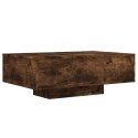 STOLIK KAWOWY Z PODŚWIETLENIEM LED PRZYDYMIONY DĄB 85X55X31CM