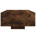 STOLIK KAWOWY Z PODŚWIETLENIEM LED PRZYDYMIONY DĄB 85X55X31CM