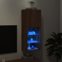 SZAFKA TV Z LED BRĄZOWY DĄB 40,5X30X102CM