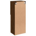SZAFKA TV Z LED BRĄZOWY DĄB 40,5X30X102CM