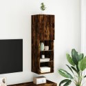 SZAFKA TV Z LED PRZYDYMIONY DĄB 30,5X30X102CM