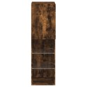 SZAFKA TV Z LED PRZYDYMIONY DĄB 30,5X30X102CM