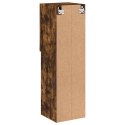SZAFKA TV Z LED PRZYDYMIONY DĄB 30,5X30X102CM