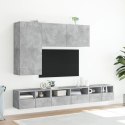 SZAFKA POD TELEWIZOR, ŚCIENNA, SZAROŚĆ BETONU, 100X30X41 CM