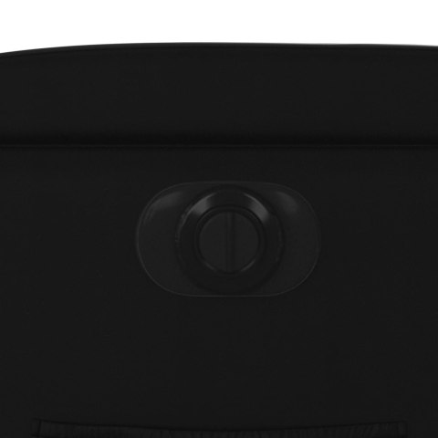 ELEKTRYCZNY FOTEL ROZKŁADANY CZARNY OBITY SZTUCZNĄ SKÓRĄ