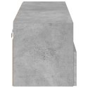 ŚCIENNA SZAFKA TV, SZAROŚĆ BETONU, 100X30X30 CM